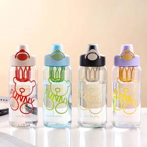 Botella de agua para niños Bpa, botella de plástico para niños gratis con logotipo personalizado/ - Product Image 2