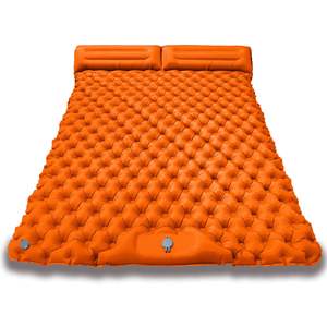 Colchoneta Doble para Dormir de Camping con Bomba de Pie, Colchón de Aire Inflable, Alfombrilla Rectangular Ancha Impermeable para Tienda de Campaña y Actividades al Aire Libre - Product Image 5