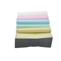 Papier NCRA sans carbone continu, enduit recto-verso, lot de 4 à 6 pièces