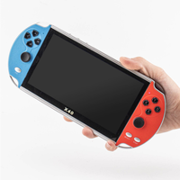 Gamegaga X40 Consola de Juegos Portátil Retro Clásica de 7 Pulgadas y 16 GB, Compatible con Juegos de Doble Jugador con Cable / Formatos de Juego SNES 10000