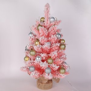 Christmas Indoor Decoration PE PVC Mixed Dense Mini Artificial <strong>Tabletop</strong> Christmas <strong>Tree</strong> - Product Image 5