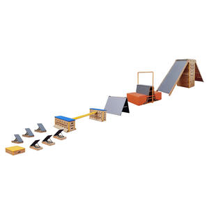 Bouwsteen Zachte Speelsets Kinderen Spelen Pretpark Speeltuin Outdoor Ballenbak Met Glijbaan Wit - Product Image 2