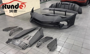 Kit de carrocería de resina Runde para Lamborghini Aventador LP700 /<span class=keywords><strong>720</strong></span> /740 actualización LP750 SV estilo parachoques delantero parachoques trasero alerón trasero - Product Image 6