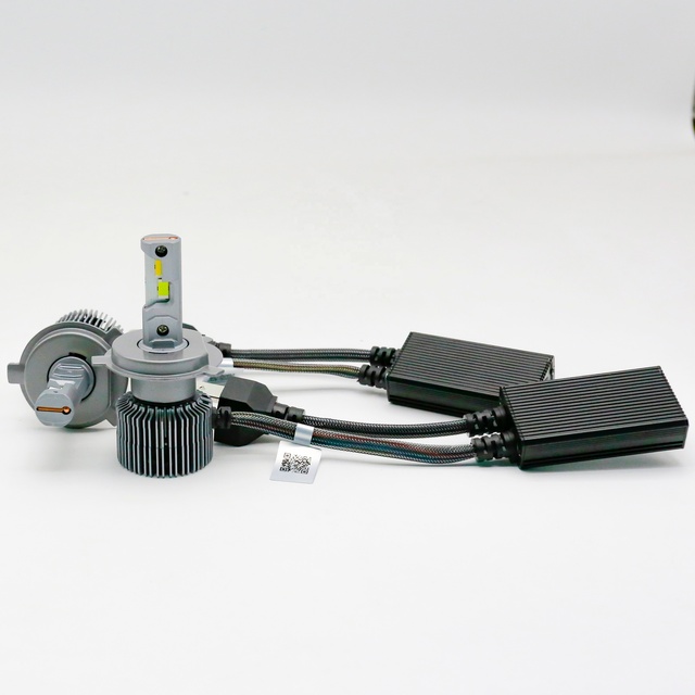 110W 12V LED Headlight Bulb Three Color H4 & H7 Aluminum Material IP68 Rated 12000 Lumens for Toyota Vehicles