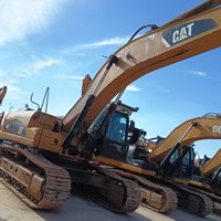 Godet d'origine japonaise de 34 tonnes et 1,87 m pour pelle sur chenilles 336D, idéal pour les travaux de carrière