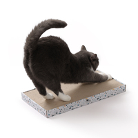 Griffoir pour chat rectangulaire en carton, rechargeable et détachable, pour la vente en gros