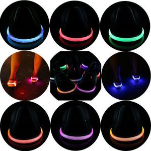 Luz de clip para zapatos Jumon HID, luz RGB novedosa para correr al aire libre, ciclismo, bicicleta, iluminación de seguridad nocturna, lámpara de advertencia recargable de ABS - Product Image 4