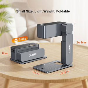 Mini Grabador Láser Portátil de 5W con Enfoque Automático, Rotación Magnética, Compatible con Archivos DXF y PLT, Refrigerado por Aire, Plegable, para Grabado en Madera y Cuero - Product Image 6