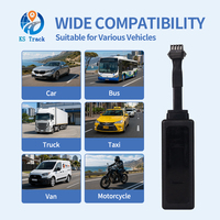 KS199 Rastreador GPS 2G Mini, Dispositivo de Rastreo en Tiempo Real para Auto y Moto, Detección ACC, Corte Remoto de Combustible, Alarma de Vibración, Geo-cerca
