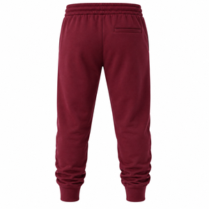<b>Men</b> Sweatpants Relaxed Athletic Fit Polyester/Cotton Fabric Casual Streetwear Lightweight <b>Drawstring</b> Closure Side <b>Trousers</b> - Product Image 4