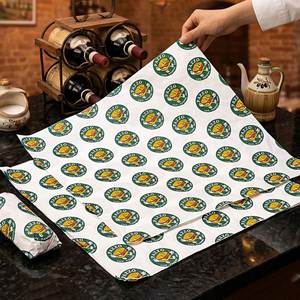Custom Logo Grease Proof Food Grade Biodegradable Eco-Friendly PE Coated Deli <b>Paper</b> for Hamburger Sandwich Wrapping - Product Image 1