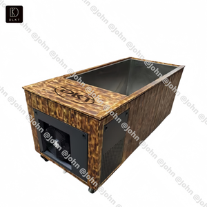 Bañera <span class=keywords><strong>de</strong></span> Inmersión Fría Todo en Uno <span class=keywords><strong>de</strong></span> 110V 220V, Bañera <span class=keywords><strong>de</strong></span> Hidromasaje <span class=keywords><strong>de</strong></span> Cedro Rojo y Acero Inoxidable para Gimnasio - Product Image 6