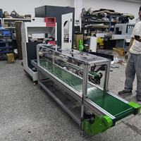 Nueva Máquina de Serigrafía Rotativa de Alta Velocidad Totalmente Automática de 3 Estaciones con Sistema de Curado UV, Área de Impresión Máxima de 200x300 mm