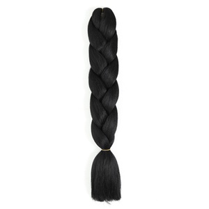 Perruque tressée Big Braids 82 pouces 165g, double trame machine, fibre haute température, longues <span class=keywords><strong>dreadlocks</strong></span> africaines noires, non adaptées à la teinture - Product Image 5