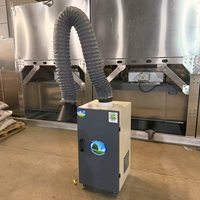 Purificateur de fumée de soudage à bras unique 1,1 kW pour projets de personnalisation individuelle
