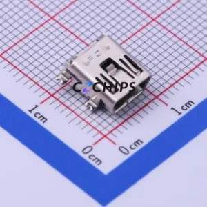 10033526-N3212LF USB Connector SMD Connector ( Connector Type: Mini-B )( Gender: Female )( Mounting Type: Horizontal Mount ) - Product Image 1