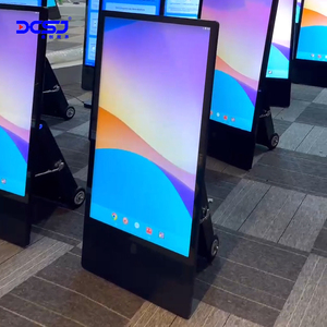 32/43/55 inch xách tay Áp phích kỹ thuật số, pin Powered, tầng gắn biển báo hiển thị, siêu mỏng và di chuyển LCD kiosk - Product Image 5