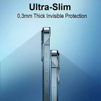 IPhone 14 15 için Weview temizle ince sert bilgisayar kasası Pro Max Ultra ince çerçevesiz yüksek şeffaf kılıf
