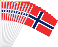 Petite drapeau de main personnalisé à agiter, logo personnalisé, drapeau arc-en-ciel pour fête de fierté, mini drapeau de collection en polyester, cadeau