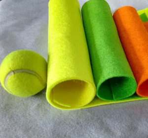 Feutre de balle de tennis élastique 100% polyester de haute qualité personnalisé en usine - Product Image 2