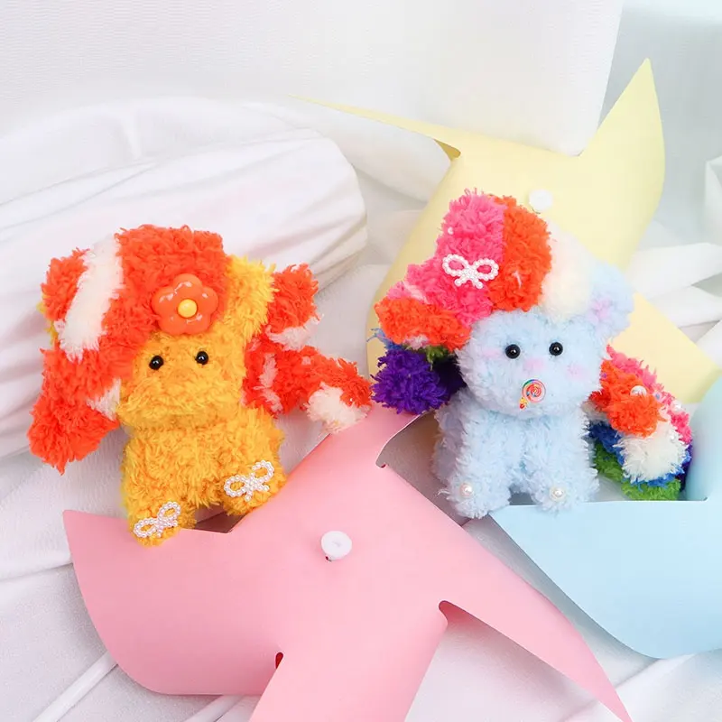 Bohe piccolo Pony Kit di bambola di peluche pupe materiale sacchetto di torsione bastone regalo creativo per bambini adulti OEM ODM