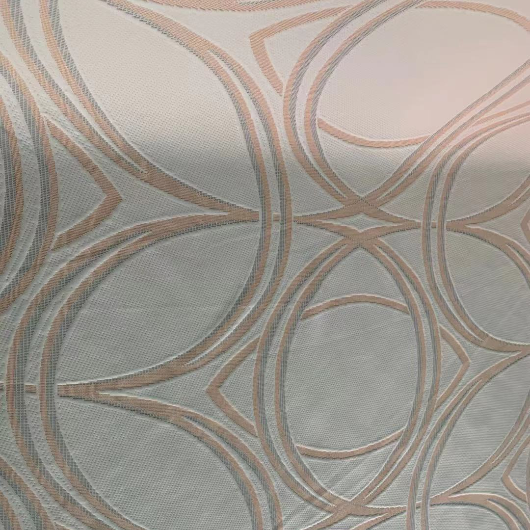 Latest design 300gsm polyester fabric for mattress ticking