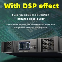 FQX10000 profesyonel 4 kanallı 1350W güç amplifikatörü 2U Pro ses amplifikatörü DSP efektleri ile ses Amp dayanıklı alüminyum