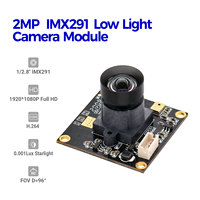 Caméra industrielle couleur haute définition avec capteur CMOS IMX291 1080P, objectif grand angle 93 degrés, module de caméra USB, Plug & Play, WDR 72dB