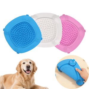 Tappetino in Silicone Anti-ingozzamento per Cani, Tappetino Lenta Alimentazione per Animali Domestici con Ventosa, Ciotola per Cibo Umido e Secco per Cani - Product Image 1