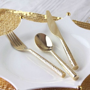 Juego de Cubiertos de Acero Inoxidable Grueso, Vajilla Sólida y Resistente de Estilo Occidental, Vajilla de Acero Inoxidable Forjado a Mano, Moderna - Product Image 1