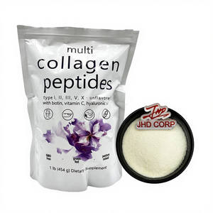 Poudre de peptides <span class=keywords><strong>multi</strong></span> collagène sans saveur de marque privée OEM avec biotine, vitamine C, acide hyaluronique - Product Image 1