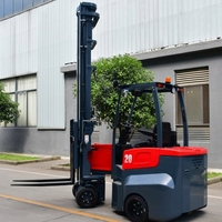 Chariot élévateur électrique à allées très étroites Chine 2026, capacité 1,5t 2t 3t, mât 12m, caméra, ZAPI, économie d'énergie