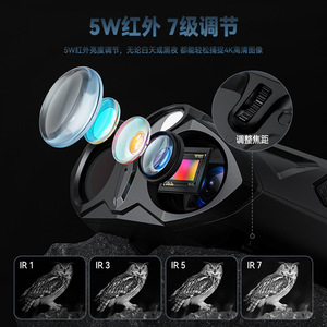 Infrared Night Vision Device 15.8cm Full Color Outdoor Telescope Photo Video Recording Day Night Use - Product Image 3