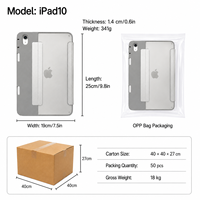 Étui de protection personnalisé en gros pour iPad, coque de tablette, housse pour iPad 10e génération 10.9, 11e génération 11 2025, étui intelligent A16