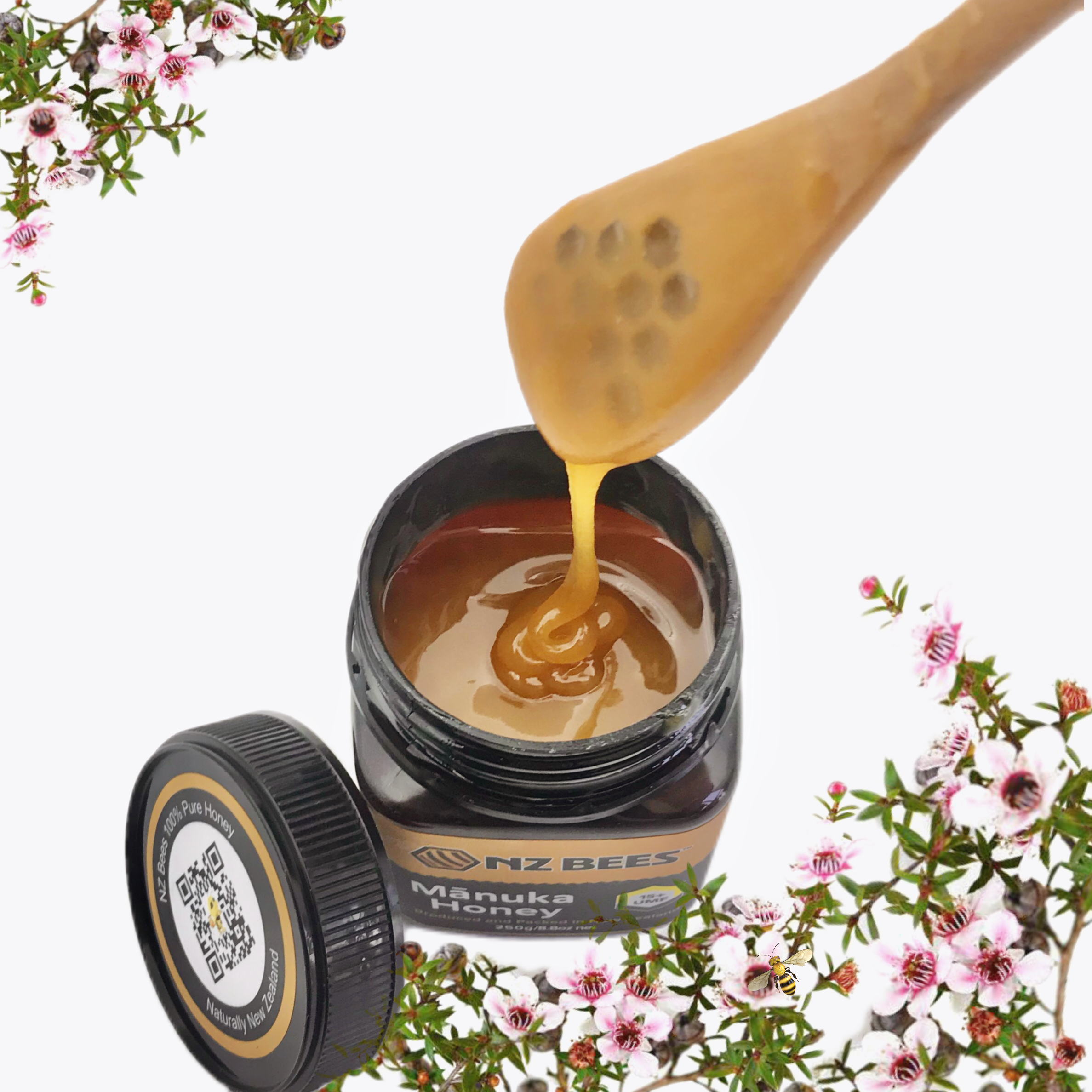 250g Manuka Honey MGO 100+Certified 100% Pure New Zealand Manuka HoneyNatural Bee Honey