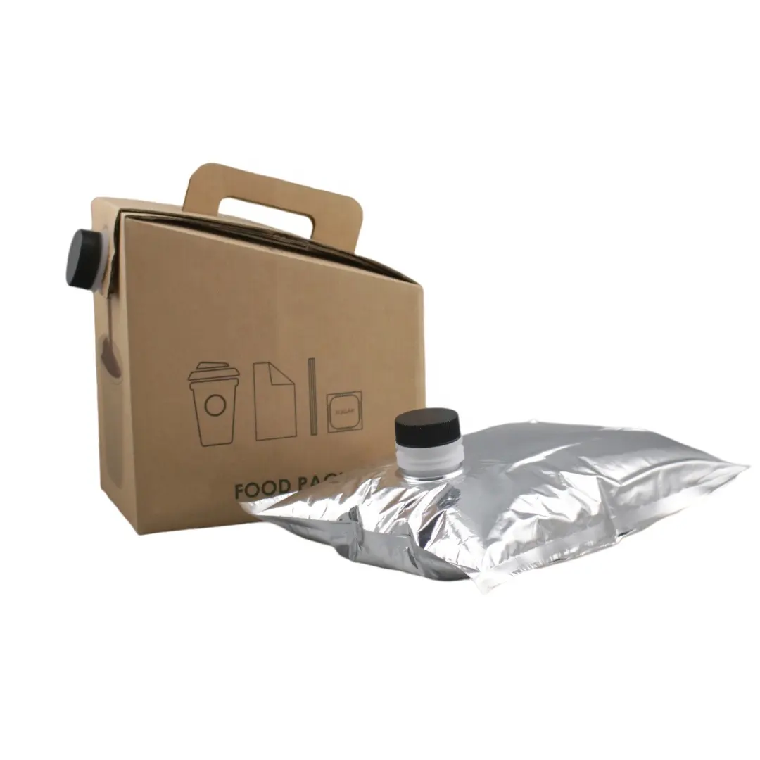 Kits de café, bolsas y caja, contenedor de café, bolsa de aluminio, embalaje de nailon