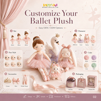 Piala Boneka Balerina Kustom untuk Kompetisi Tari |   Bahan Ramah Lingkungan, Grosir dalam Jumlah Besar, MOQ Rendah, Dukungan Sampel Cepat