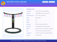 Fabricant de jeux d'arcade Family Reaction, jeu de capture de bâtons, OEM ODM, thème personnalisé, couleur LED