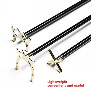 <span class=keywords><strong>Billar</strong></span> Cue Stick Bridge con cabeza <span class=keywords><strong>de</strong></span> puente <span class=keywords><strong>de</strong></span> latón extraíble Fibra <span class=keywords><strong>de</strong></span> carbono Pool Rest Stick Pool Snooker Accesorios - Product Image 4