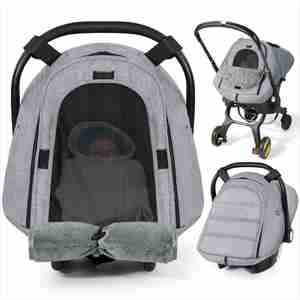 Winter <b>Car</b> Seat Cover Baby Compatible with <b>Car</b> Seats and Strollers Breathable Baby Carseat <b>Canopy</b> Baby Winter Essentials - Product Image 3