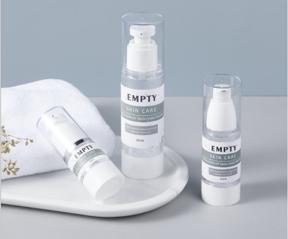 15ml 30ml 50ml 80ml 100ml Empty Plastic Cosmetic clear Airless Pump Lotion Spray Bottle