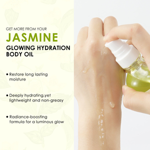 <span class=keywords><strong>Olio</strong></span> Corpo Idratante al <span class=keywords><strong>Gelsomino</strong></span> Naturale Pressato a Freddo 120ml Colore Giallo Chiaro Vitamina E Etichetta Privata Cura della Pelle Anti-invecchiamento - Product Image 4