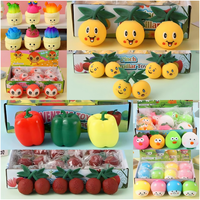 Jouet à presser pastèque Kawaii - Anti-stress souple en EVA, personnalisable avec logo, cadeau d'entreprise pour fêtes, pour les 5 ans et plus