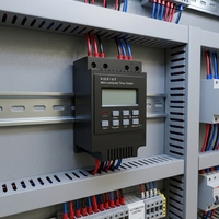 Minuteur numérique programmable hebdomadaire KG316T, interrupteur temporisé micro-ordinateur, montage sur rail DIN, écran LCD noir