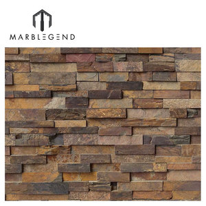 Pierre texturée naturelle Pierre moulée pour la décoration de revêtement mural de <span class=keywords><strong>maison</strong></span> <span class=keywords><strong>Placage</strong></span> - Product Image 2