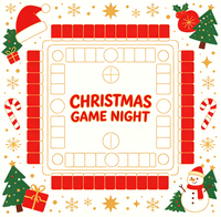 Tapis de Mahjong de Noël Personnalisé Multi-tailles en Caoutchouc Haut de Gamme Antidérapant et Inodore – Vente Directe Usine aux États-Unis