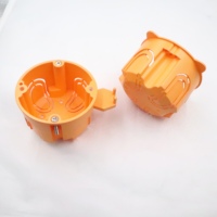 Boîte de jonction orange en pvc standard de l'UE ou boîte électrique et boîte de sortie de boîtier de montage mural