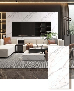 Revestimiento de Pared de Piedra Sinterizada Duradera, Adecuado para Paredes Decorativas en Interiores y Sistemas de Fachada Exterior - Product Image 1