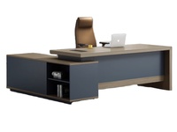 Scrivania Direzionale Moderna Convertibile ed Estensibile in Legno per Uso Computer, Ideale per Manager/Capo
