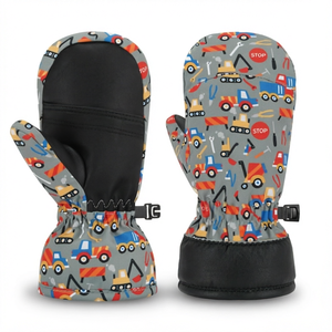 Guantes de Nieve para Niños, Impermeables, Resistentes al Viento, Térmicos, Antideslizantes, con Pantalla Táctil, Reflectantes - Product Image 1